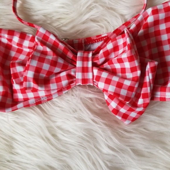 Marilyn Monroe Checkered Bikini Top Size Medium - Picture 2 of 6